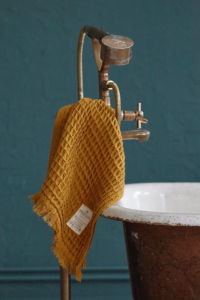 allori hand towel mustard