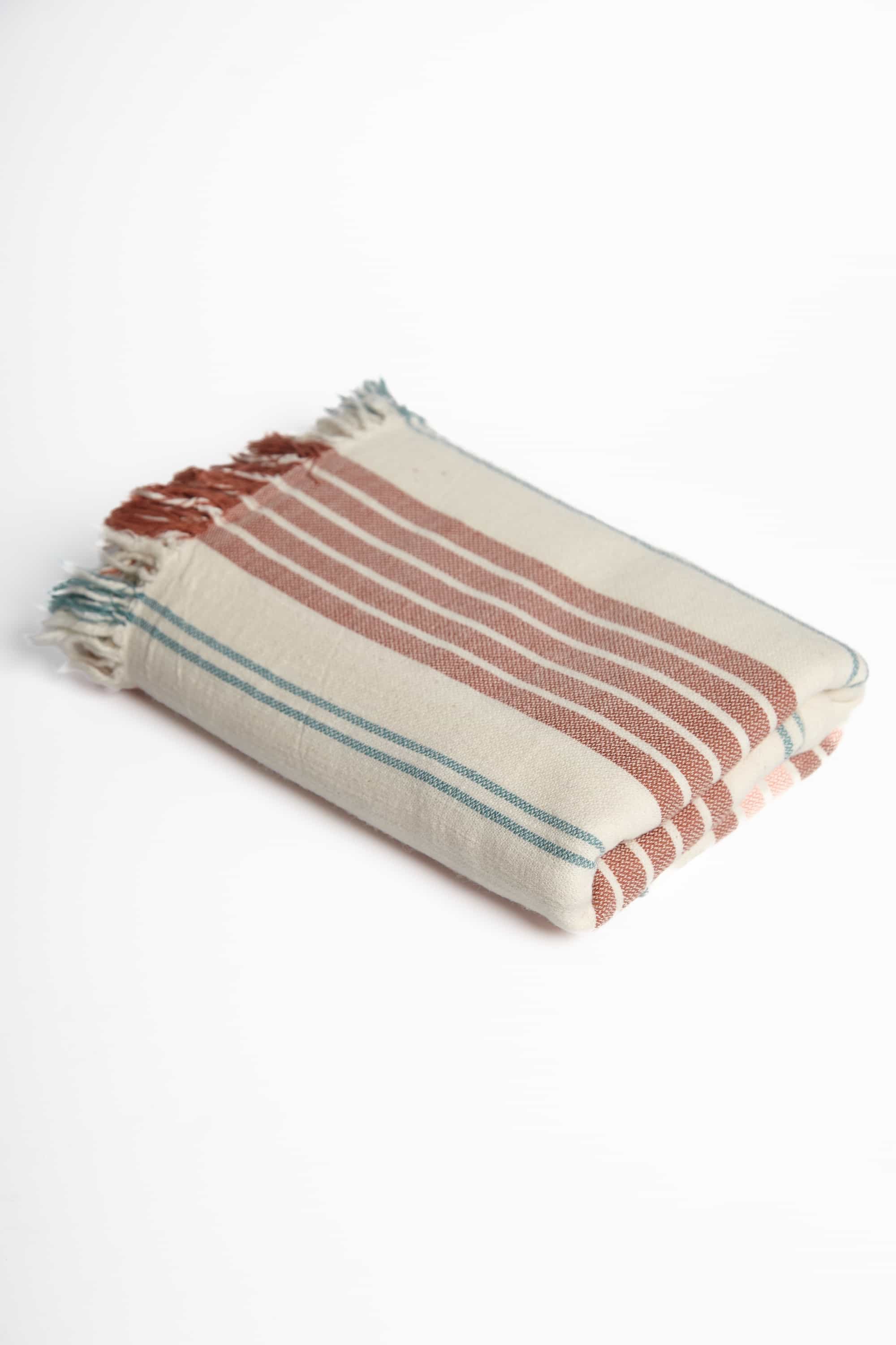Primitive_Coloré Earth Turkish Beach Towel_Copper - Sage__001420 - PES01 - RST4446P