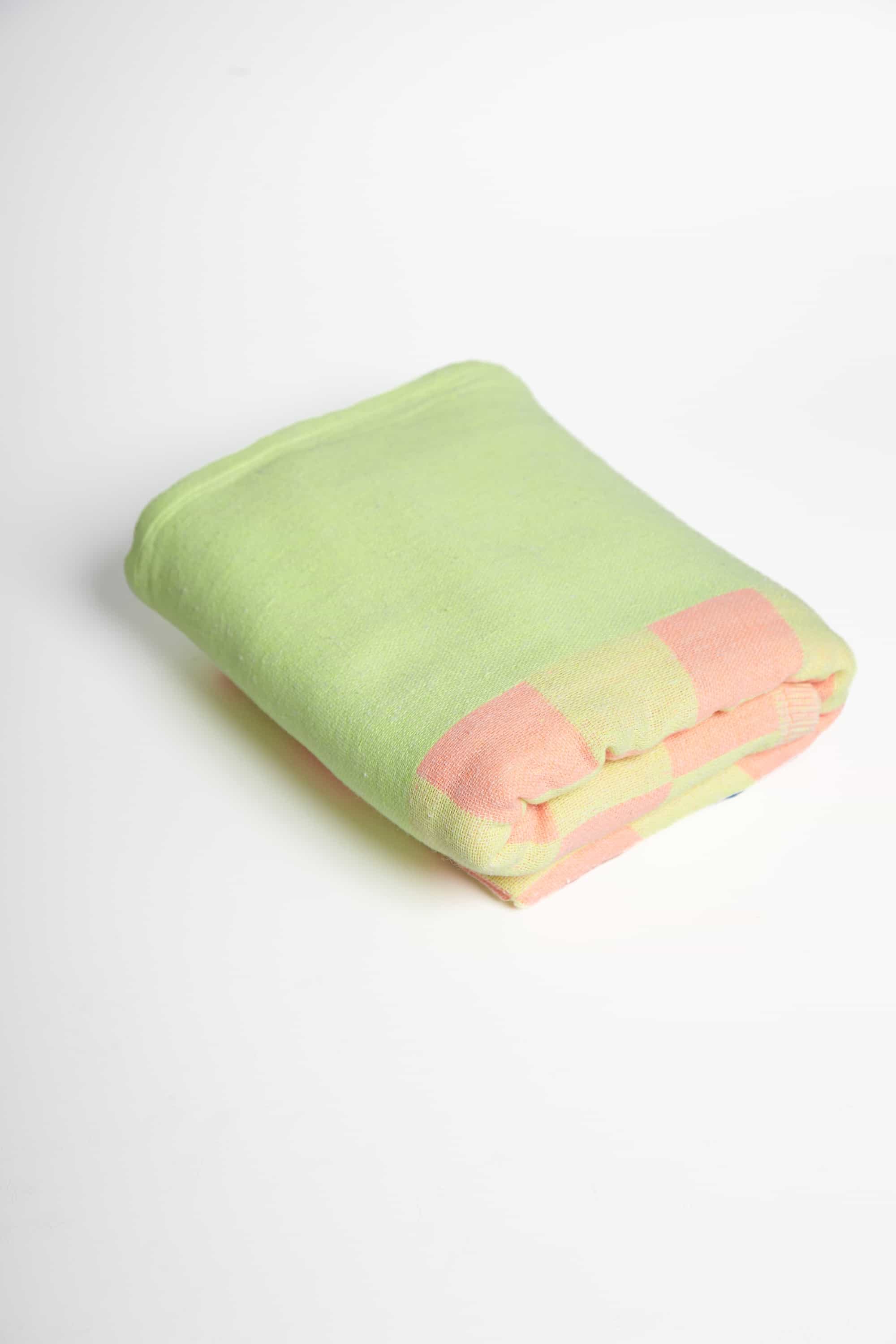 Primitive_Salt Square Recycled Turkish Beach Towel_Neon Pink - Neon Yellow__001423 - PES01 - PXL - R08R07