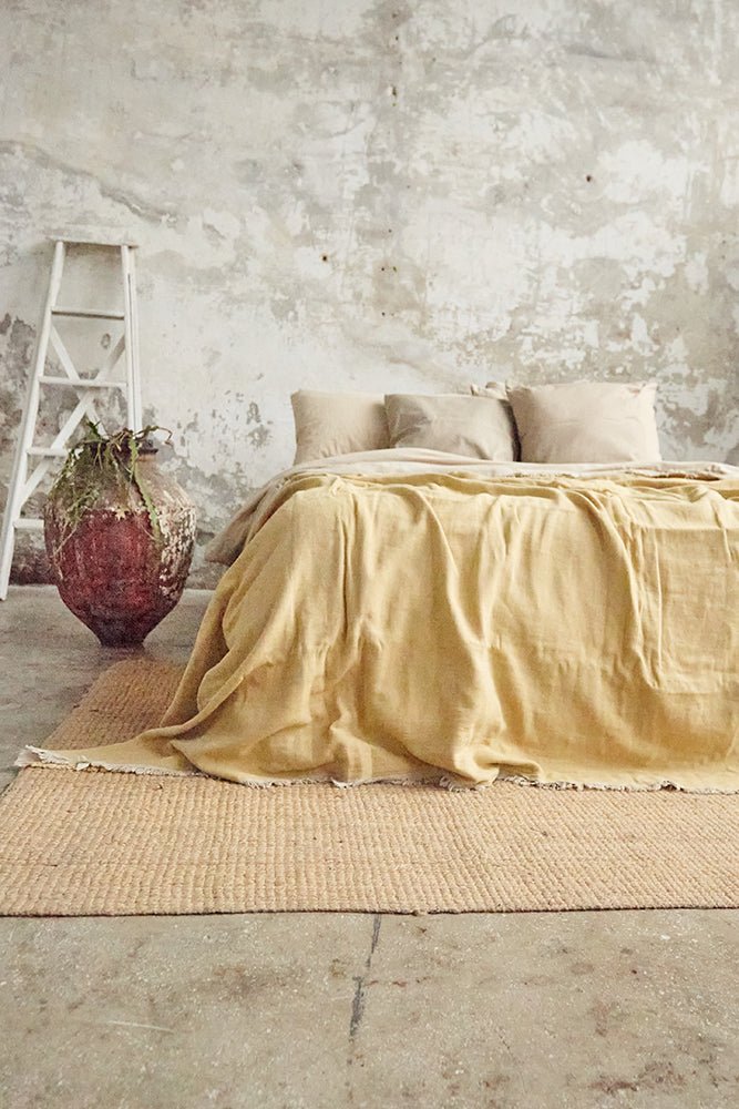 PrimitiveDual Ambiance Linen Bedspread017006 - BDS01 - ATS01