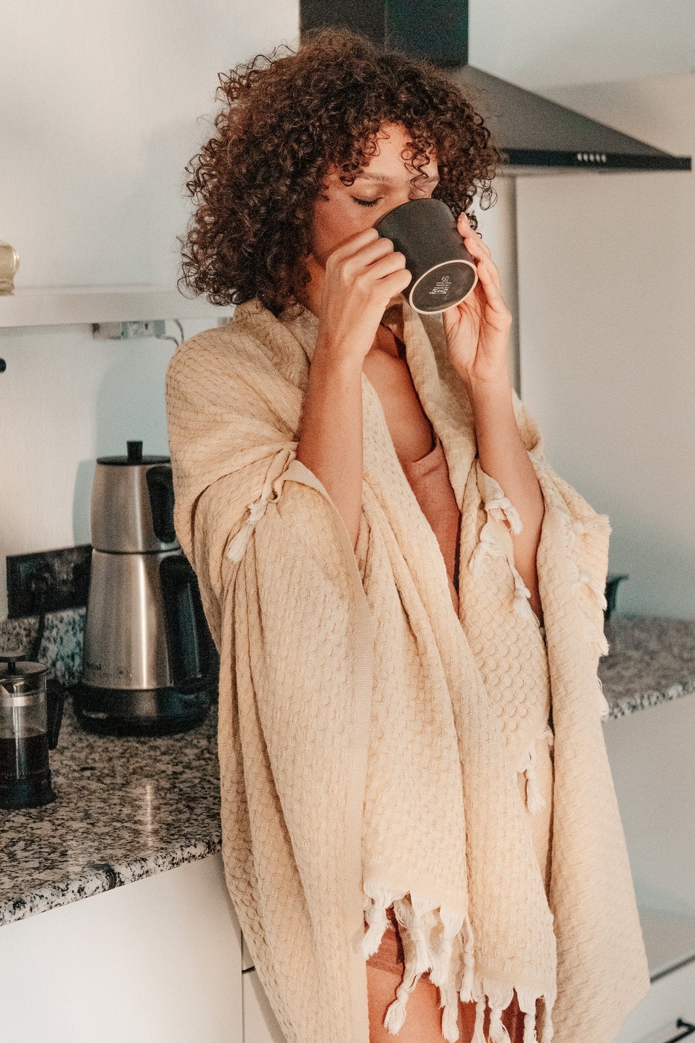 PrimitiveLuppo Linen Throw Blanket005046 - THW01 - 00POE0000