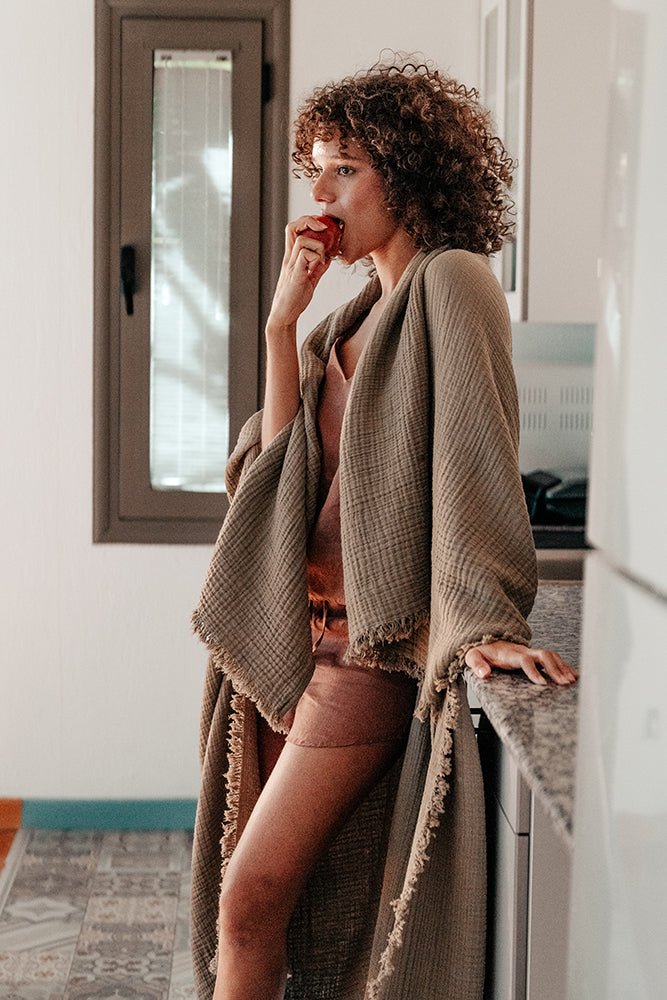 PrimitiveMalvasia Cotton Throw Blanket005106 - THW01 - FOW - B12