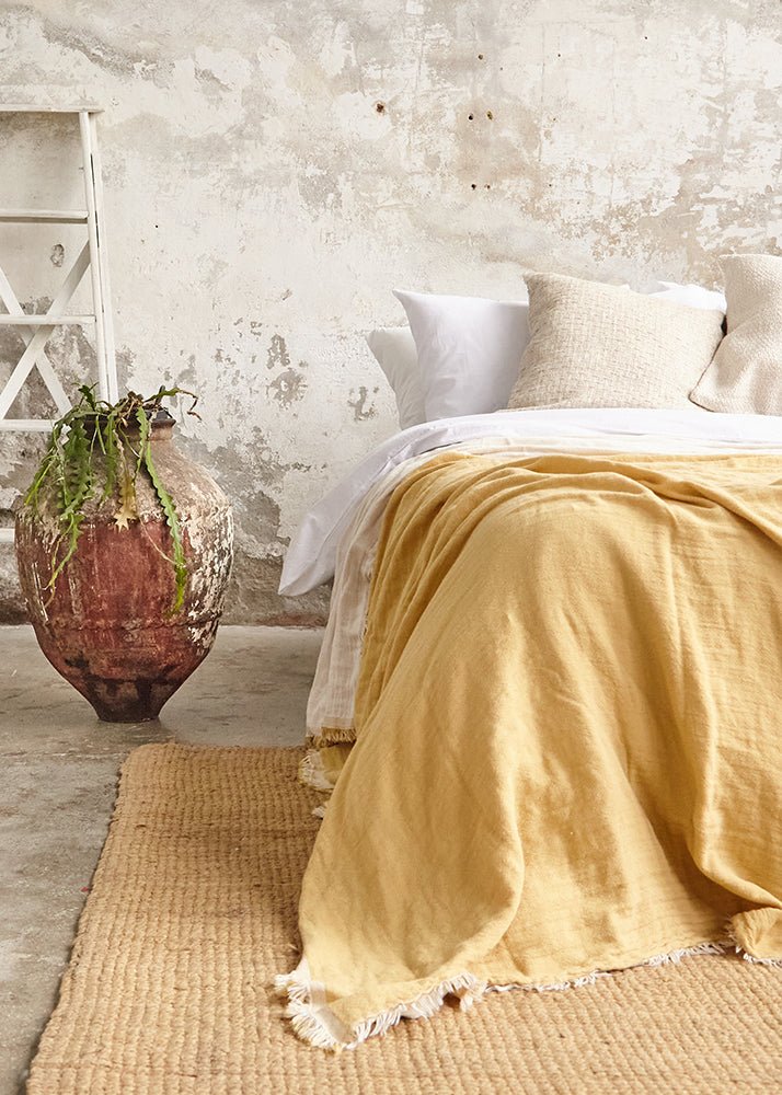 PrimitiveSummawind Bamboo Bedspread017015 - BDS01 - STA01