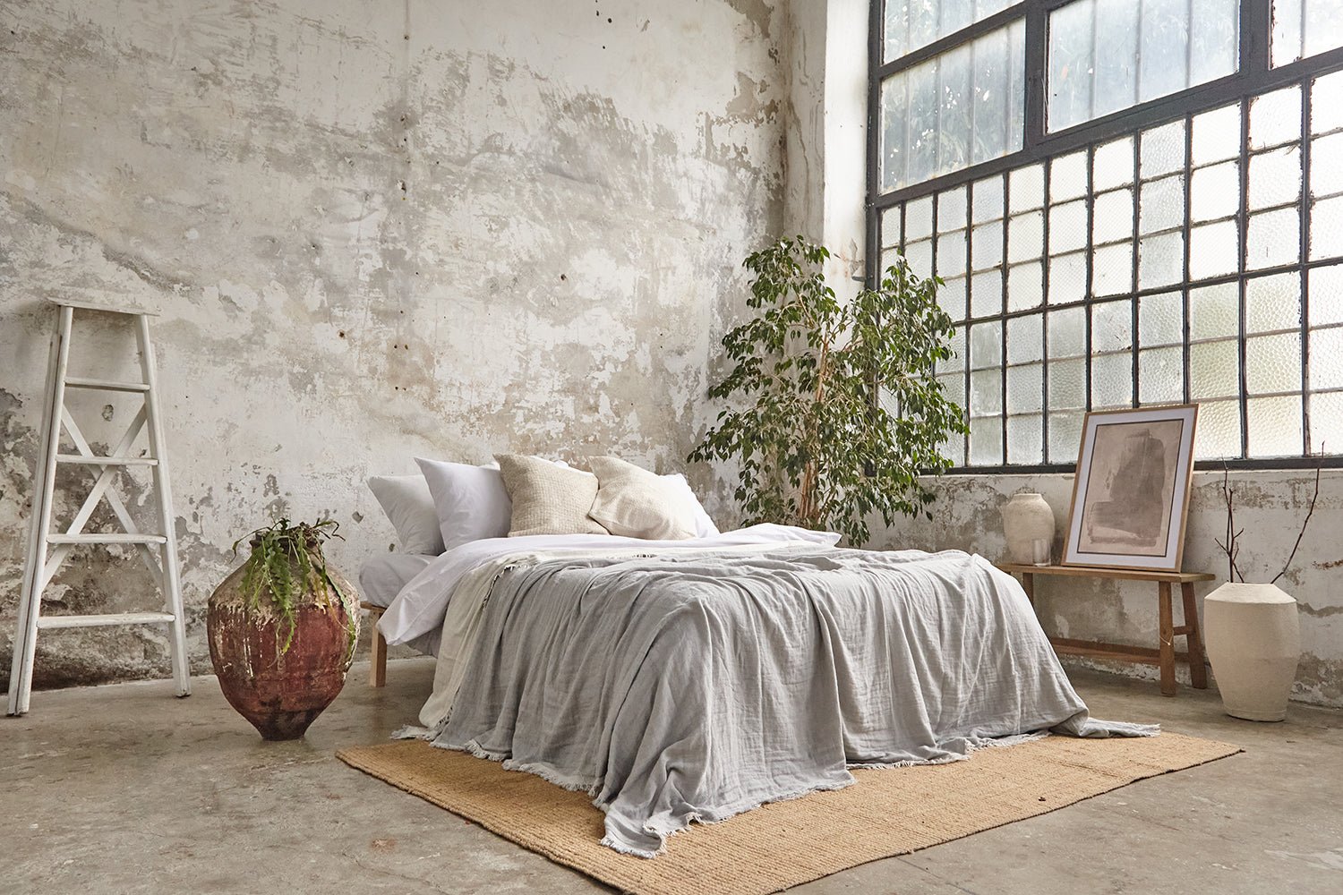 PrimitiveSummawind Bamboo Bedspread017015 - BDS01 - STA01