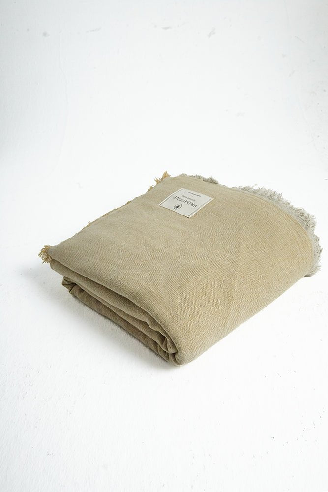 PrimitiveTerra Loom Linen Bedspread017007 - BDS01 - PDR01