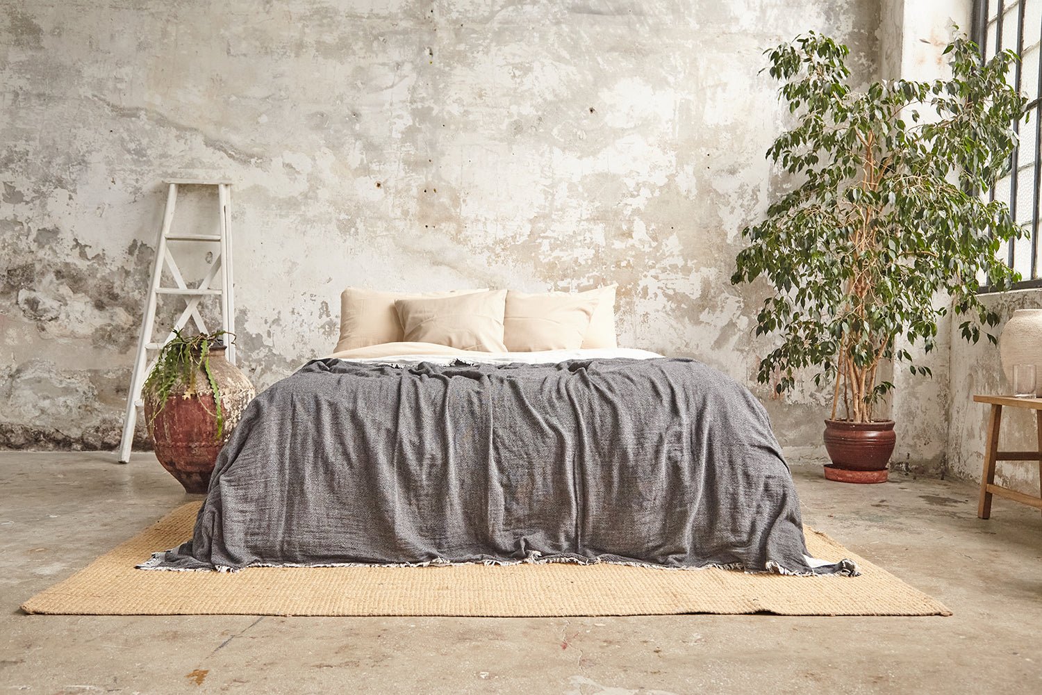 PrimitiveSummawind Bamboo Bedspread017015 - BDS01 - STA01